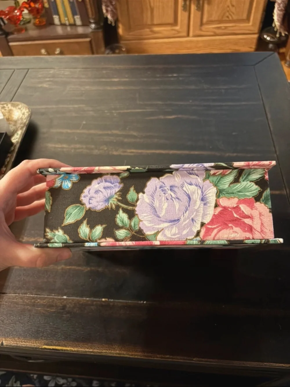Vintage Floral Jewelry Box
